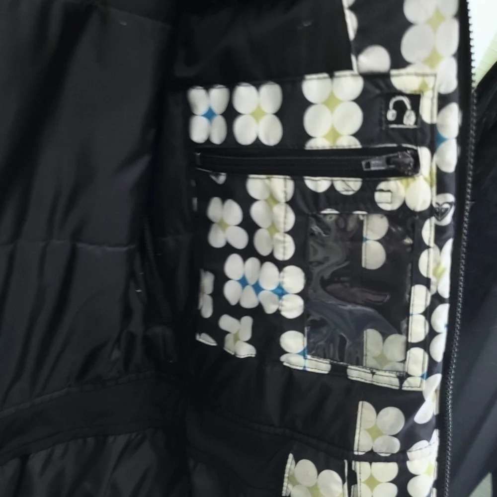 ROXY SNOWBOARD JACKET 5000 Line Snowboarding Utility Jacket Size XS Multi Color